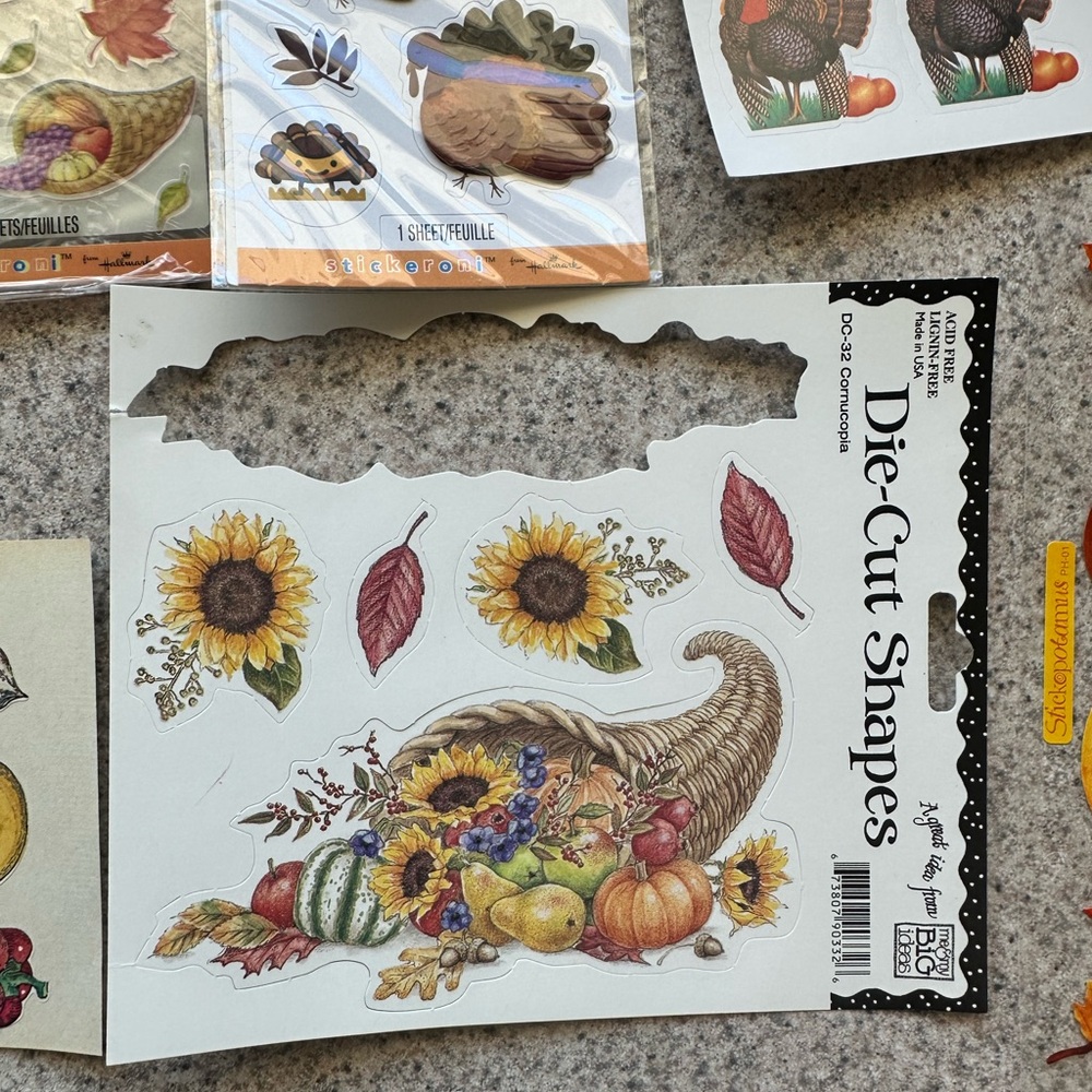 Autumn and Thanksgiving Sticker Set - Picture 10 of 12
